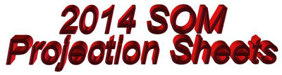 Ultimate Strat Baseball - Bundy's 2014 SOM Projection Sheets