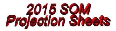 Ultimate Strat Baseball - Bundy's 2015 SOM Projection Sheets