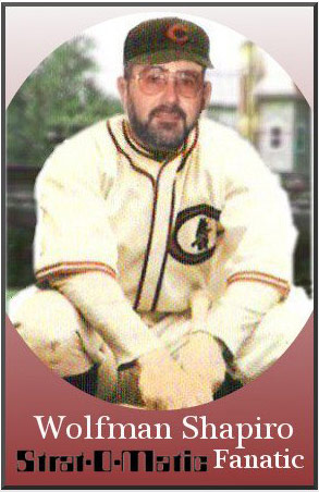 Ultimate Strat Baseball Newsletter, Editor Wolfman Shapiro, with a dream to be A Chicago Cubs Players, his baseball card