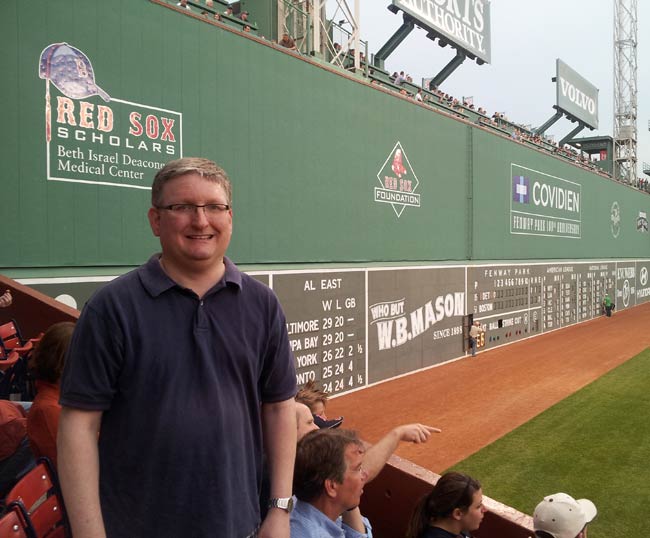 Ultimate Strat Baseball Newsletter, Mark Heil, Founders of SOMers at Redsox Baseball Game