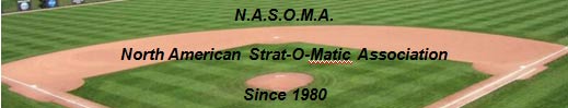 Ultimate Strat Baseball Newsletter, NASOMA strat-o-matic baseball league logo