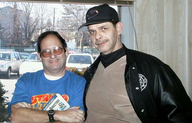 Steve Barkan, Strat-o-matic Executive with his friend Bruce Bundy, columnist Ultimate Strat Baseball Newsletter Steve Barkan, Strat-o-matic Executive with his friend Bruce Bundy, columnist Ultimate Strat Baseball Newsletter