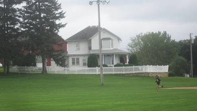 Ultimate Strat Baseball - Picture of Farm House on the Fields of Dreams Movie Site, July 2016, Wolfman Shapiro