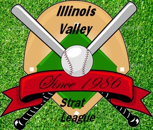 Ultimate Strat Baseball - Illinois Valley Strat League Logo